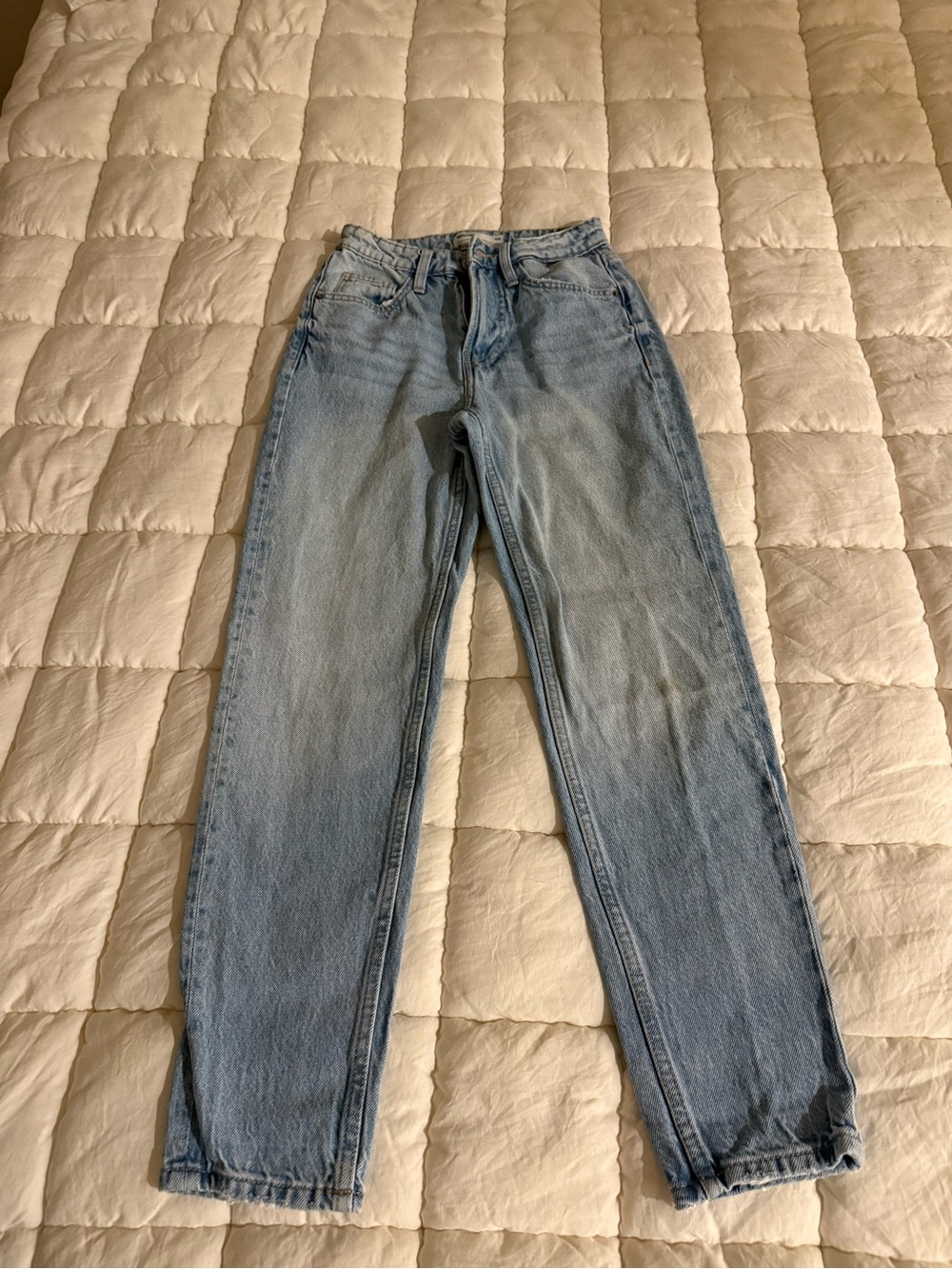 Bershka Light Blue Boyfriend Jeans